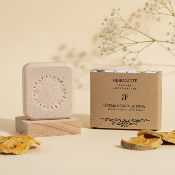 Jabon Lucuma y penca de Tuna Jabón Artesanal Lúcuma & Penca de Tuna – Humecta