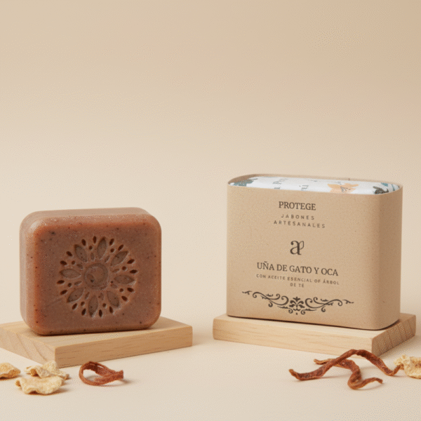 Jabón Artesanal Uña de Gato & Oca – Protege