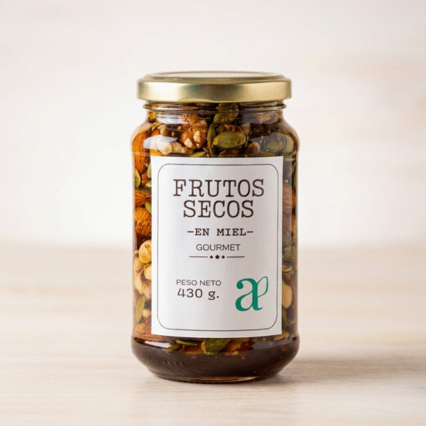 Miel con frutos secos - gourmet Miel Gourmet con Frutos Secos